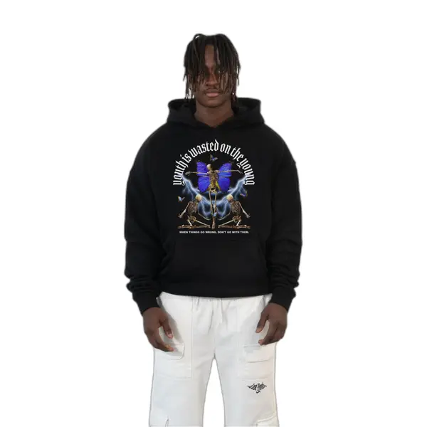 Sweatshirt à capuche Lost Youth Butterfly