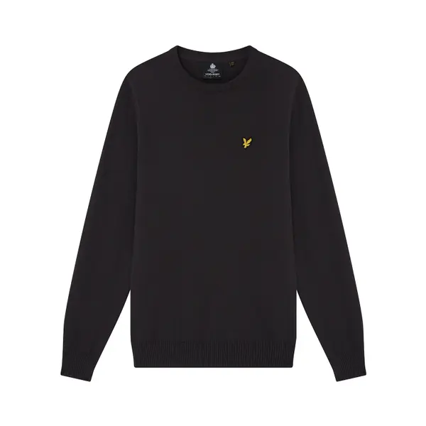 Pull col rond coton mérinos Lyle & Scott