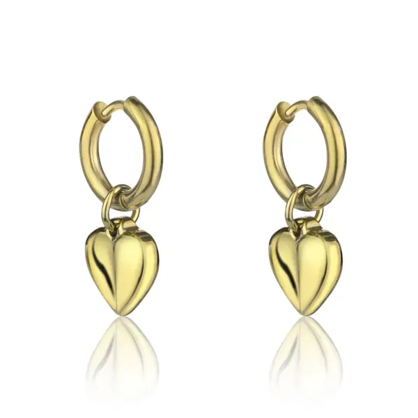 Boucles d'oreilles acier inoxydable femme Marc Lauder Viterbo