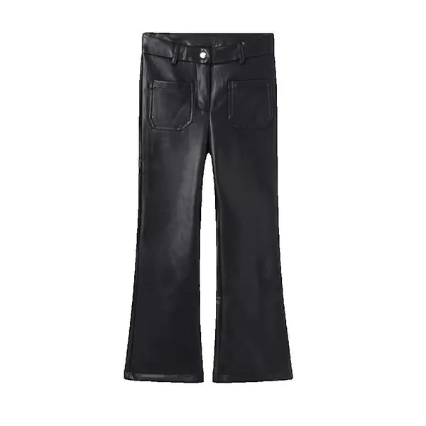Pantalon en simili-cuir fille Mayoral Kids