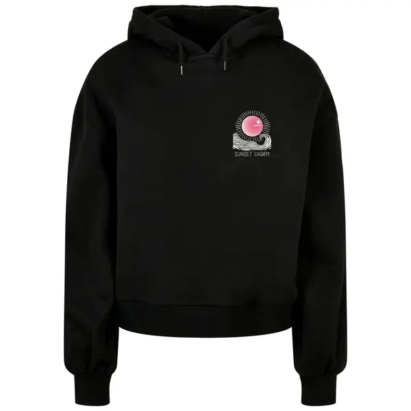 Sweatshirt à capuche oversize femme Merchcode Sunset Charm