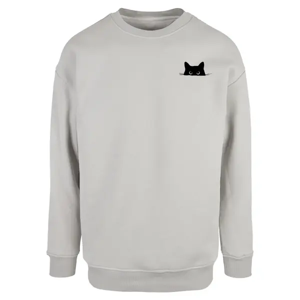 Sweatshirt Merchcode Halloween - Cat