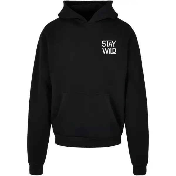 Sweatshirt à capuche Merchcode Wording - Stay Wild