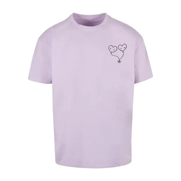 T-shirt oversize Merchcode Hugs & Love Love Ballon