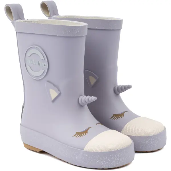 Bottes de pluie fille Mikk-Line 3D Unicorn