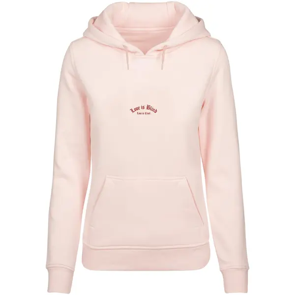 Sweatshirt à capuche femme Miss Tee Love Is Blind Love Is Cruel