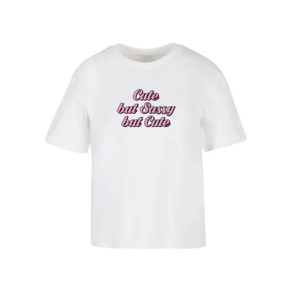 T-shirt femme Miss Tee Cute But Sassy