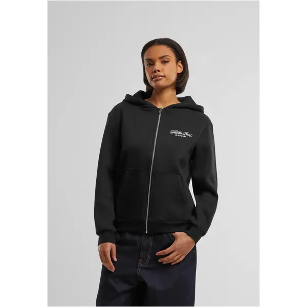 Sweatshirt à capuche zippé femme Miss Tee Feel The Pain