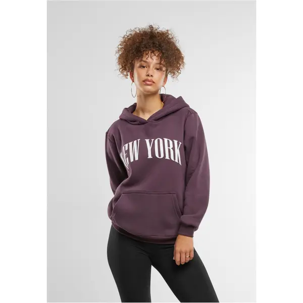 Sweatshirt à capuche femme Miss Tee New York