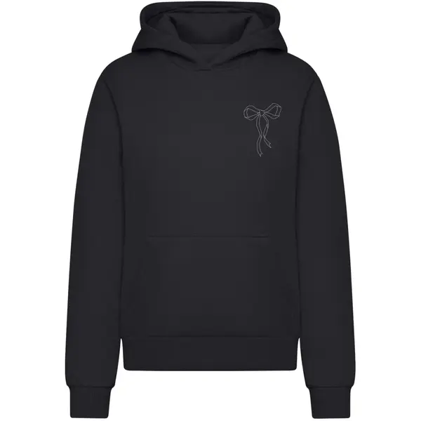 Sweatshirt à capuche femme Miss Tee Bow Oneliner Fluffy