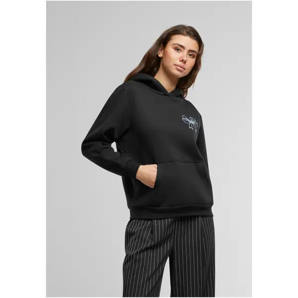Sweatshirt à capuche femme Miss Tee Good Vibes Bow