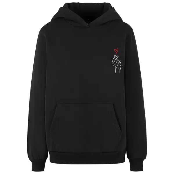 Sweatshirt à capuche moelleux femme Miss Tee K Heart EMB
