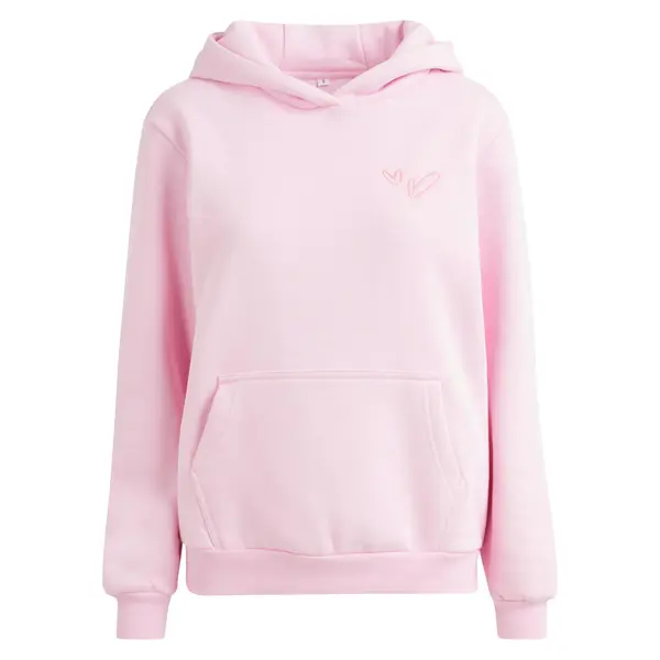 Sweatshirt à capuche femme Mister Tee Heart Signs EMB