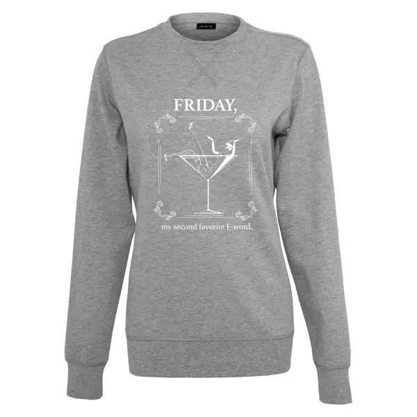 Sweatshirt col rond femme Mister Tee F-Word