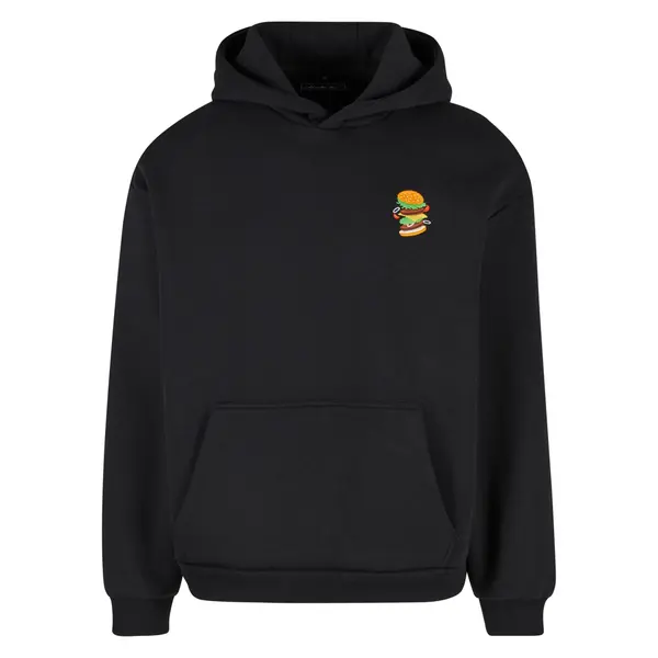 Sweatshirt à capuche moelleux femme Mister Tee Burger EMB
