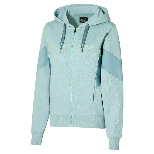 Sweatshirt à capuche zippé femme Mizuno Athletic