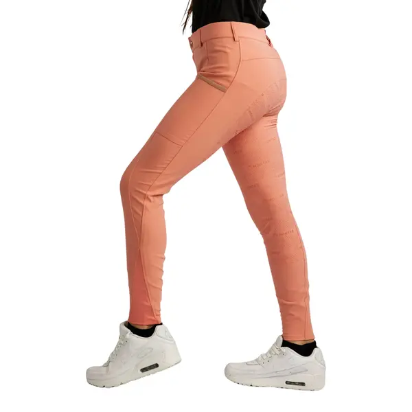 Pantalon équitation full grip fille Montar Millie Rosegold
