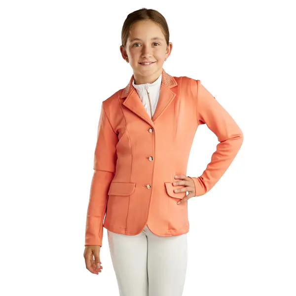 Veste de concours fille Montar Bow Belt And Tone In Tone Crystals