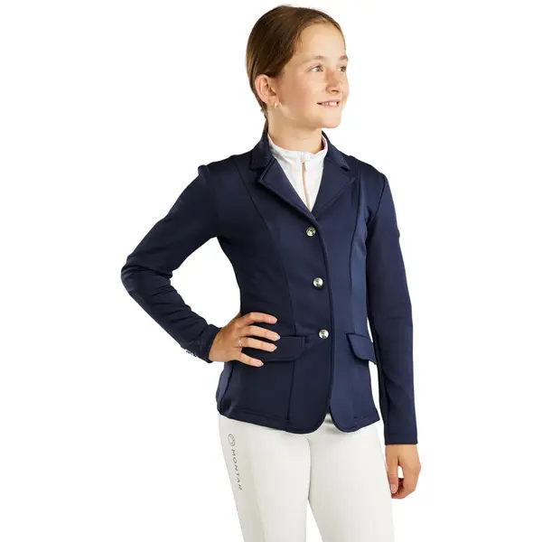 Veste de concours fille Montar Bow Belt And Tone In Tone Crystals