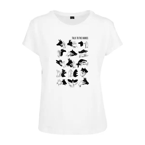 T-shirt femme Mister Tee talk to the hand box