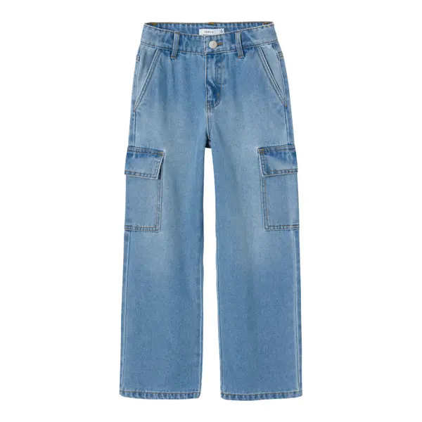 Jeans large taille haute fille Name it Rose 6190-BS