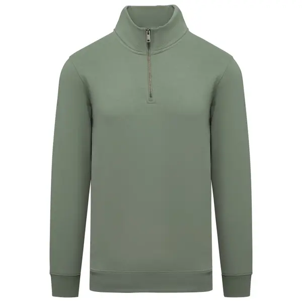 Sweatshirt col montant zippé écoresponsable Native Spirit