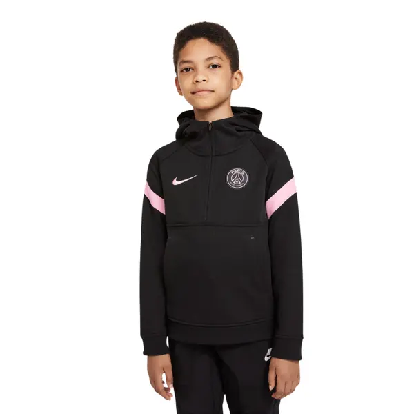 Sweatshirt à capuche 1/2 zip enfant PSG Dri-FIT 2021/22