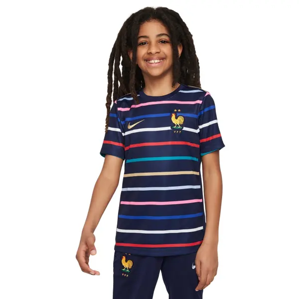 Maillot Prematch enfant France Dri-FIT Academy Pro 2024/25