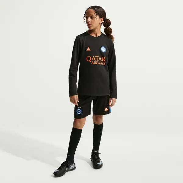 Maillot Prematch manches longues enfant Inter Milan ACG Academy Pro 2025/26