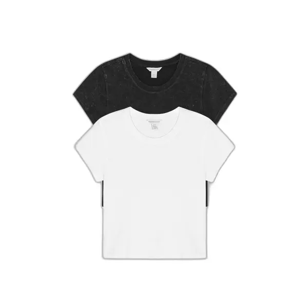 T-shirts femme Organic Basics Core Baby (x2)