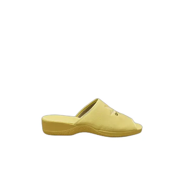 Mules brodées doublure éponge femme Pédiconfort