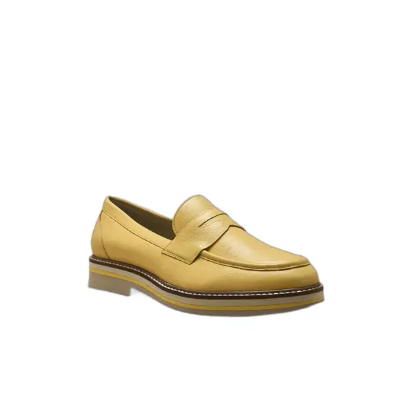Mocassins cuir à aérosemelle femme Pédiconfort
