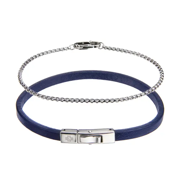 Lot de 2 bracelets Philipp Blanc Gift