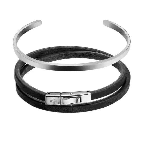Lot de 2 bracelets Philipp Blanc Gift