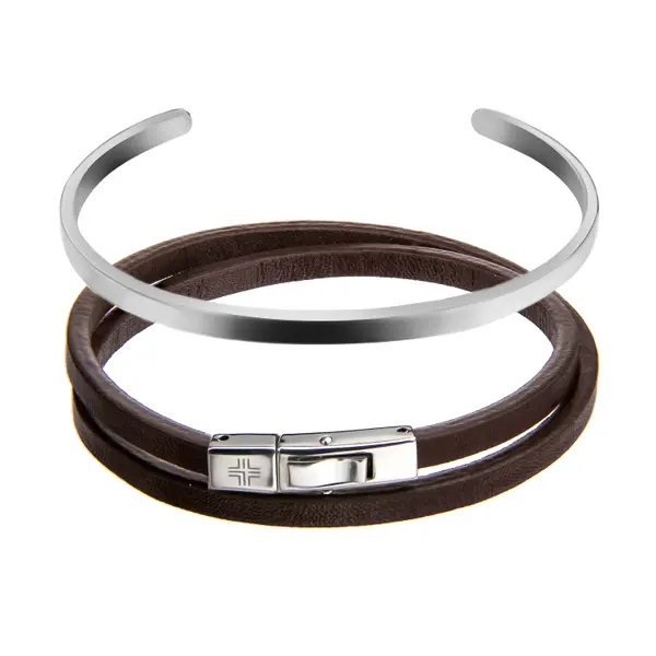 Lot de 2 bracelets Philipp Blanc Gift