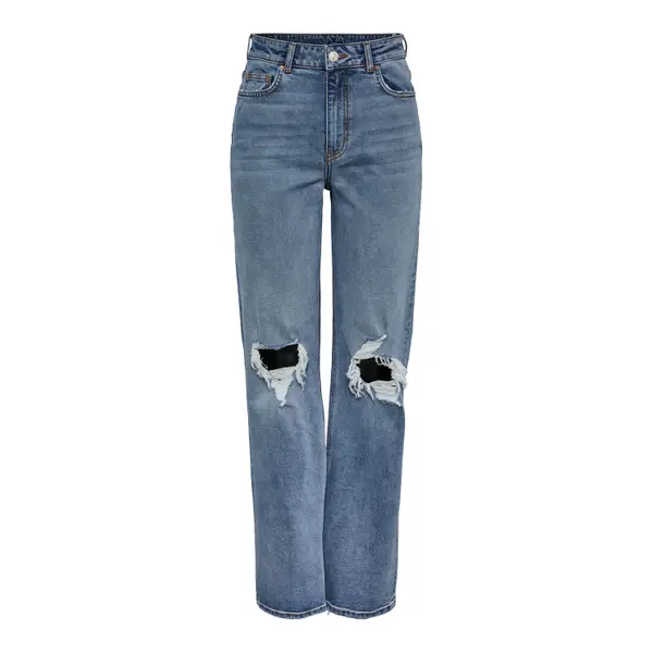 Jeans large destroy femme Pieces Holly