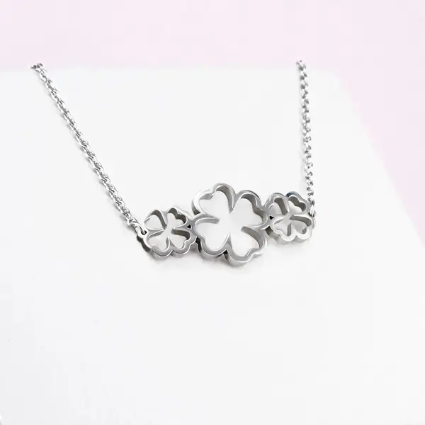 Collier trèfle femme Ponytail & Co