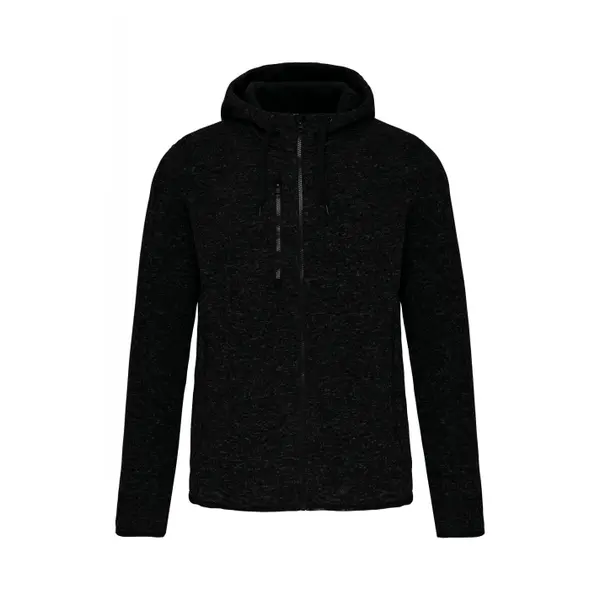 Sweatshirt zippé à capuche chinée femme Proact
