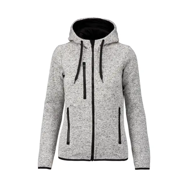 Sweatshirt à capuche chinée femme Proact