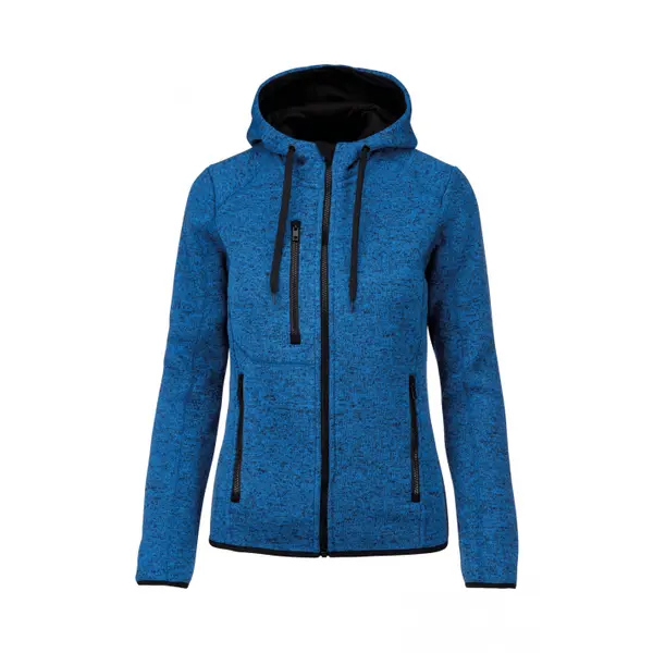 Sweatshirt à capuche chinée femme Proact