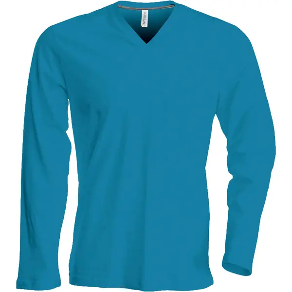 T-shirt Kariban Col V manches longues