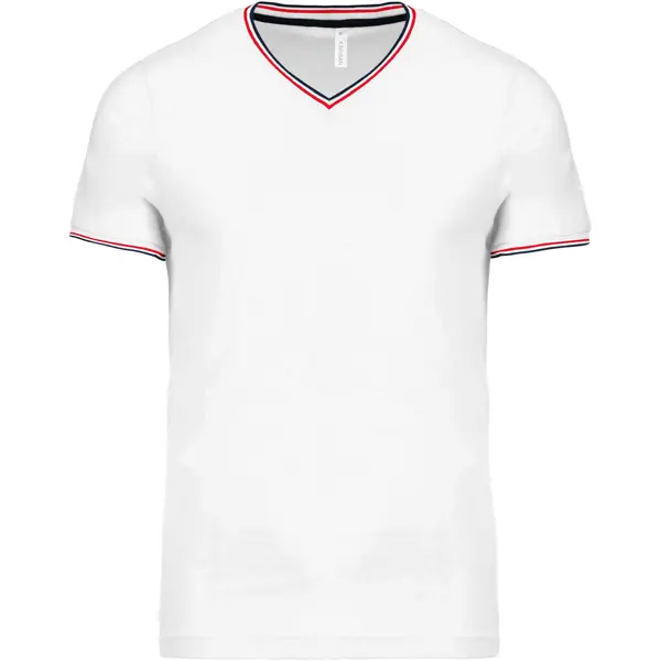 T-shirt Kariban Maille Piquée Col V