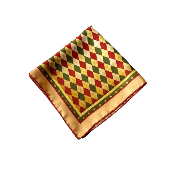 Foulard en soie femme Ralu Fine Art Arlequin