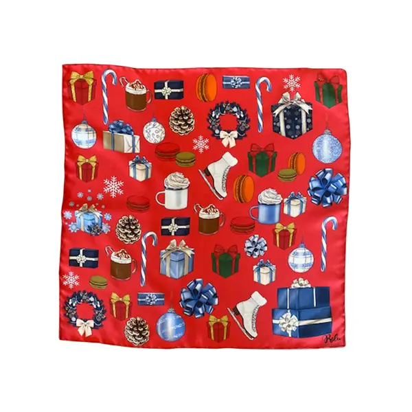 Foulard en soie femme Ralu Fine Art Candyland