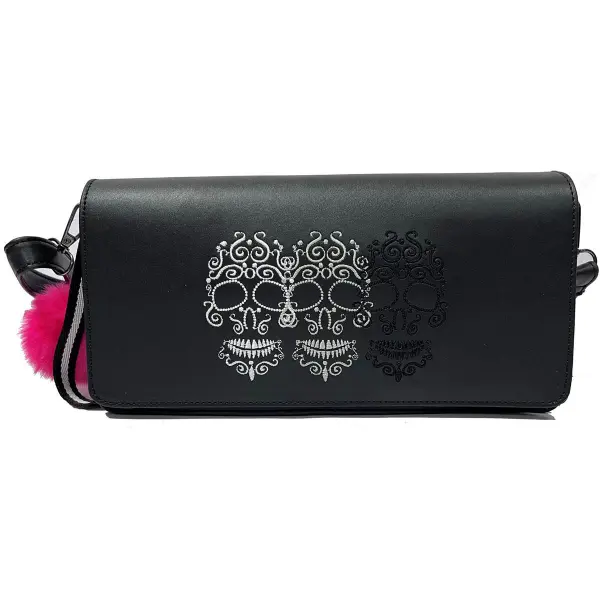 Sac à bandoulière femme Red Robin Gaming Dia De Los Muertos Calaveras