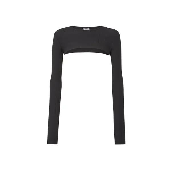 Crop Top manches longues femme Reebok Rib Shrug