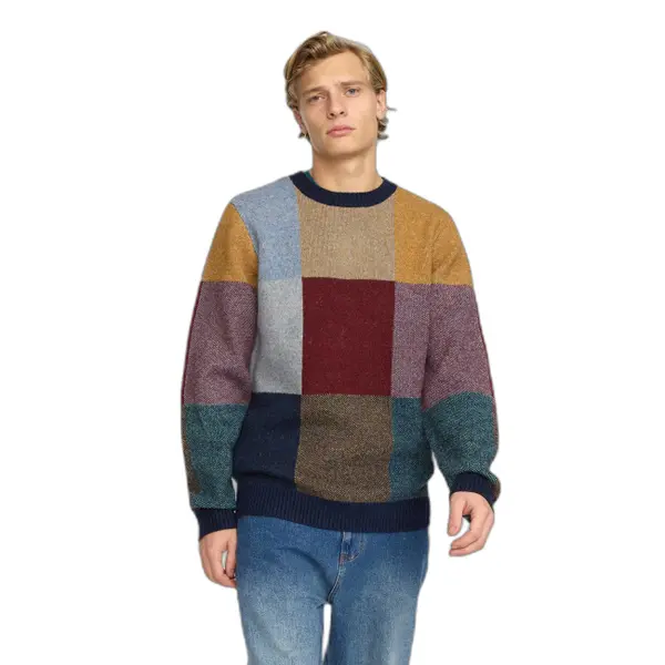 Pull col rond en tricot Revolution
