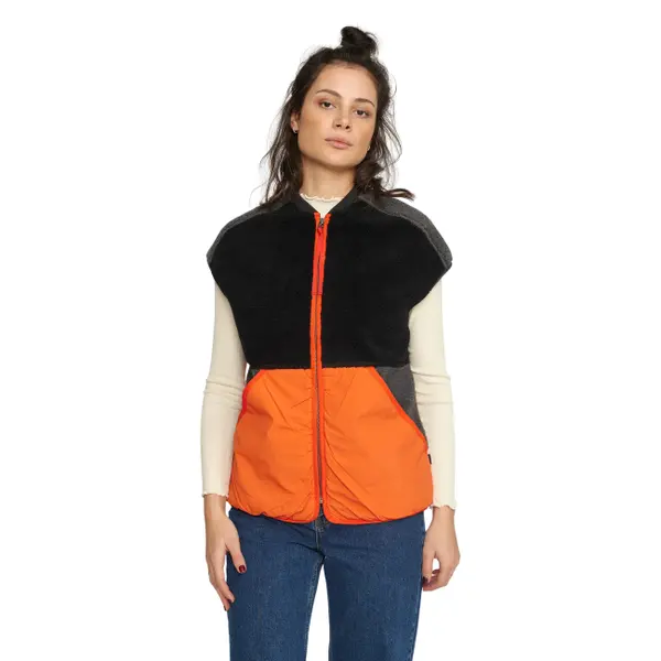Veste sans manche en peluche femme Revolution