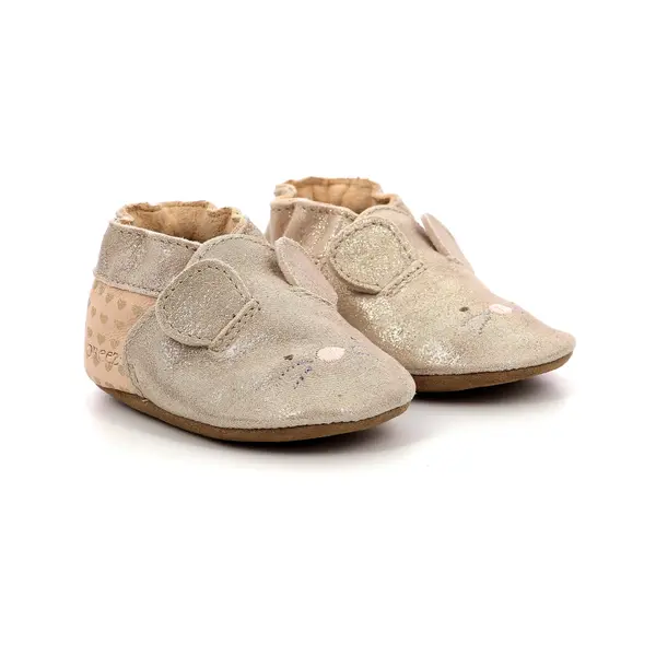Chaussons bébé fille Robeez Mouse Nose