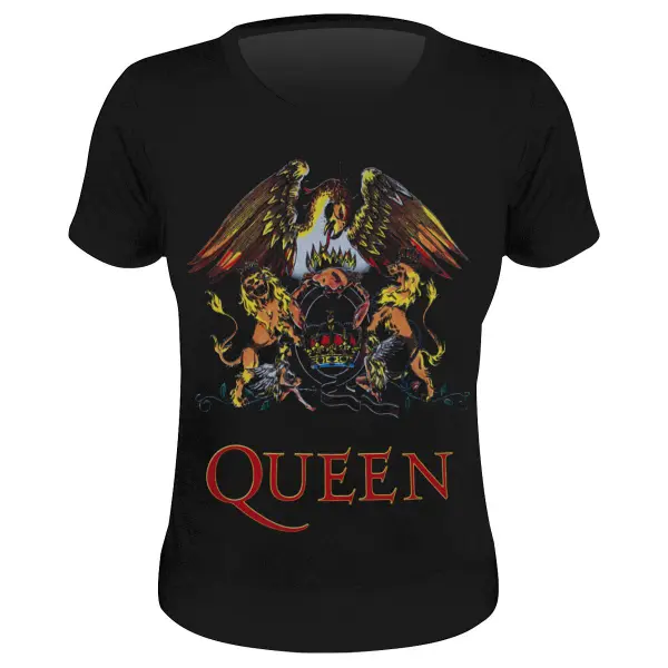 T-shirt femme Rock à Gogo Queen Classic Crest